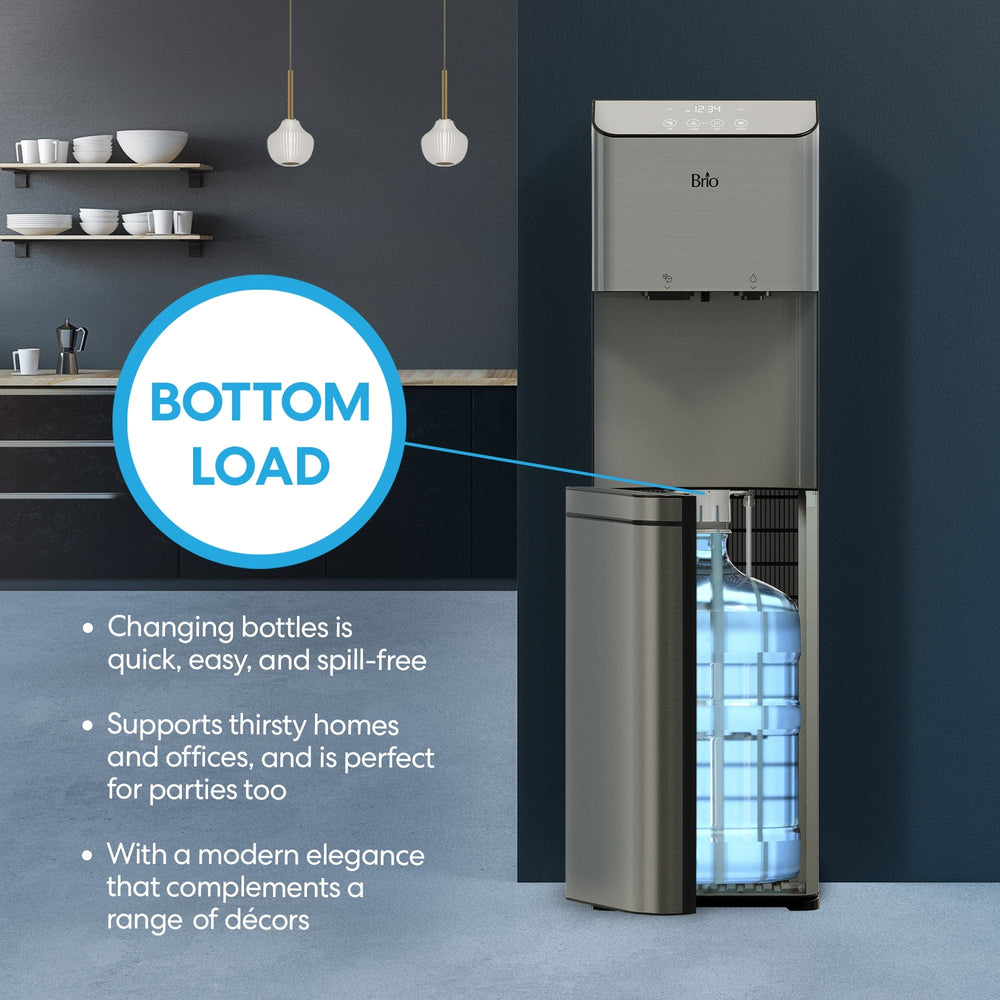 
                      
                        Brio Moderna Ice Dispenser & Bottom Load Water Cooler
                      
                    